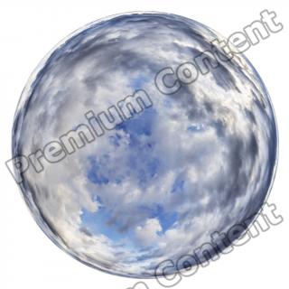 HDRi Skydome of Clouded Sky 12K